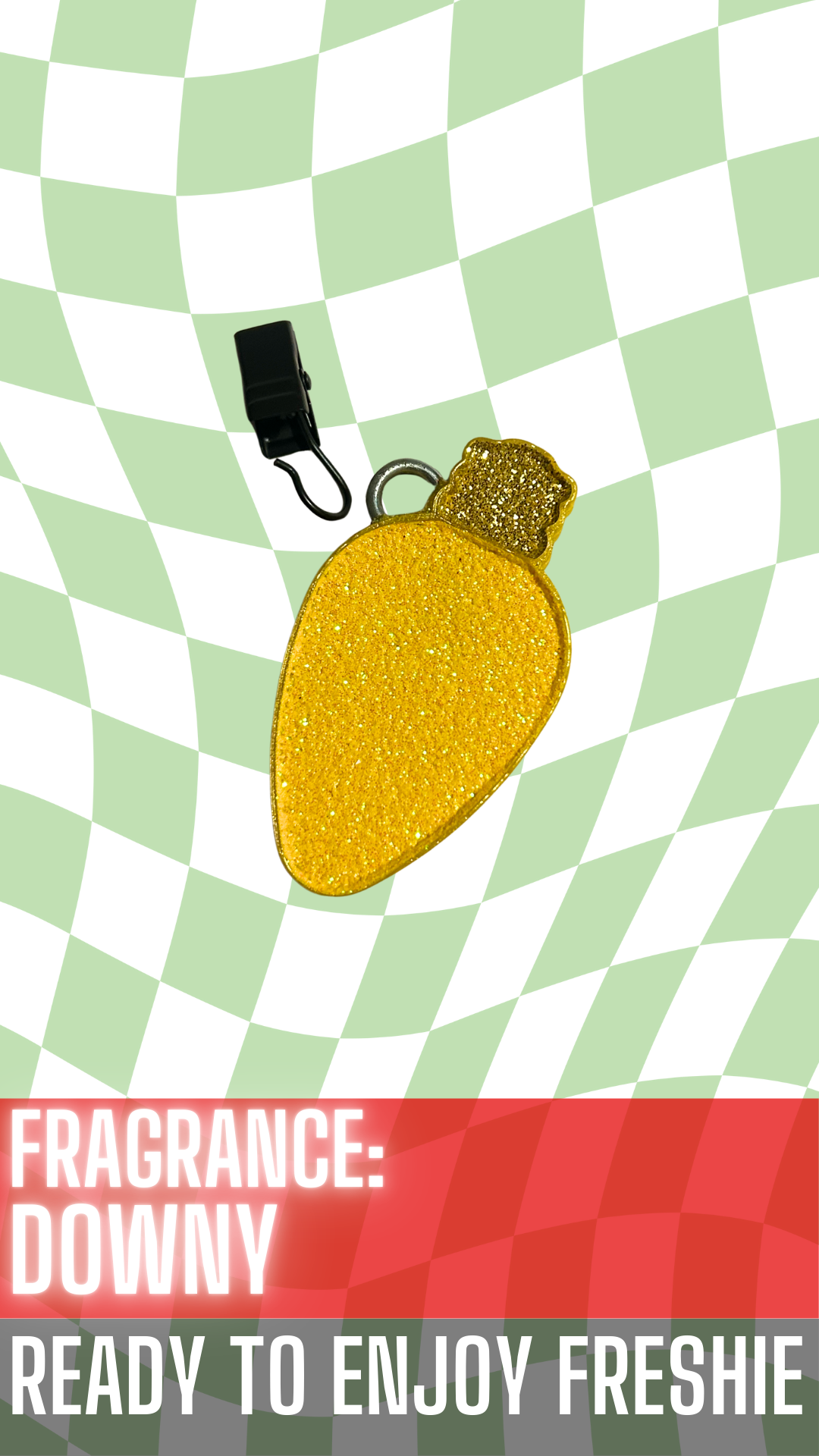 Yellow Light Vent Freshie - Downy Fragrance