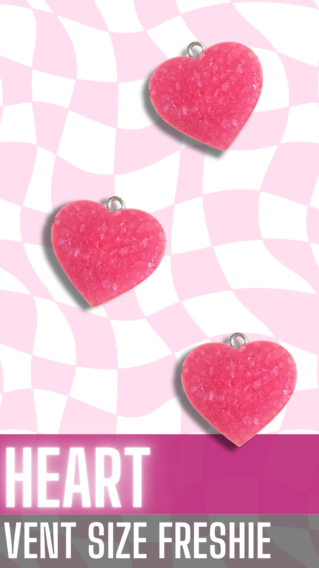 heart freshie air freshener