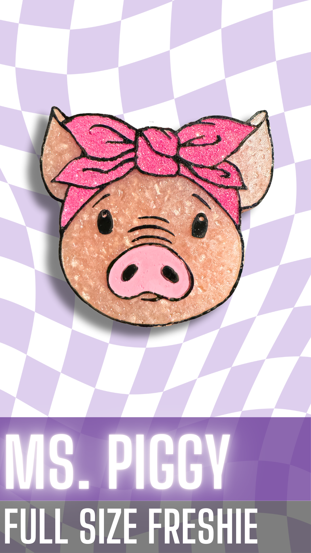 ms miss piggy mrs freshie air freshener