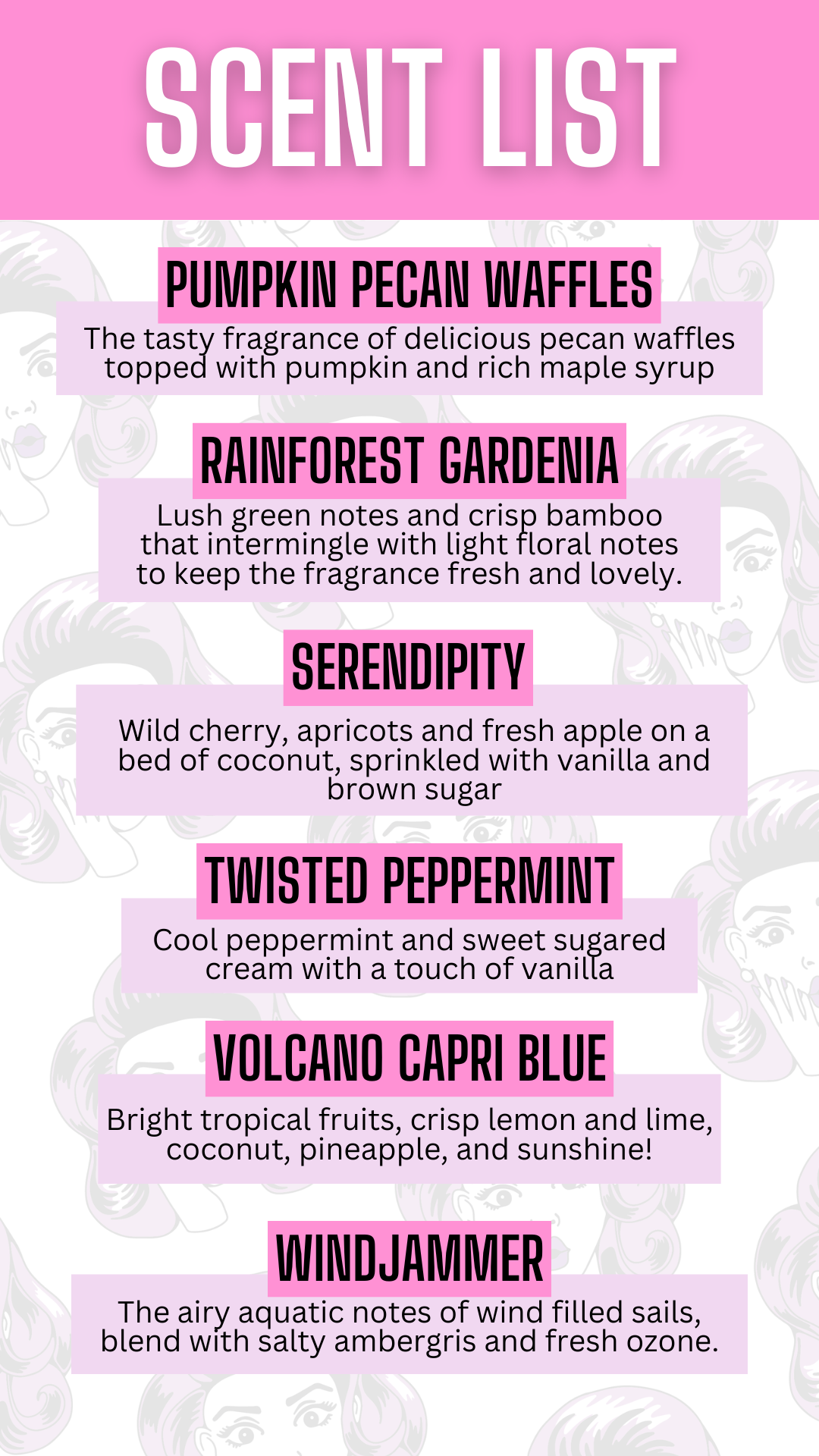 scandalous soap fragrance list