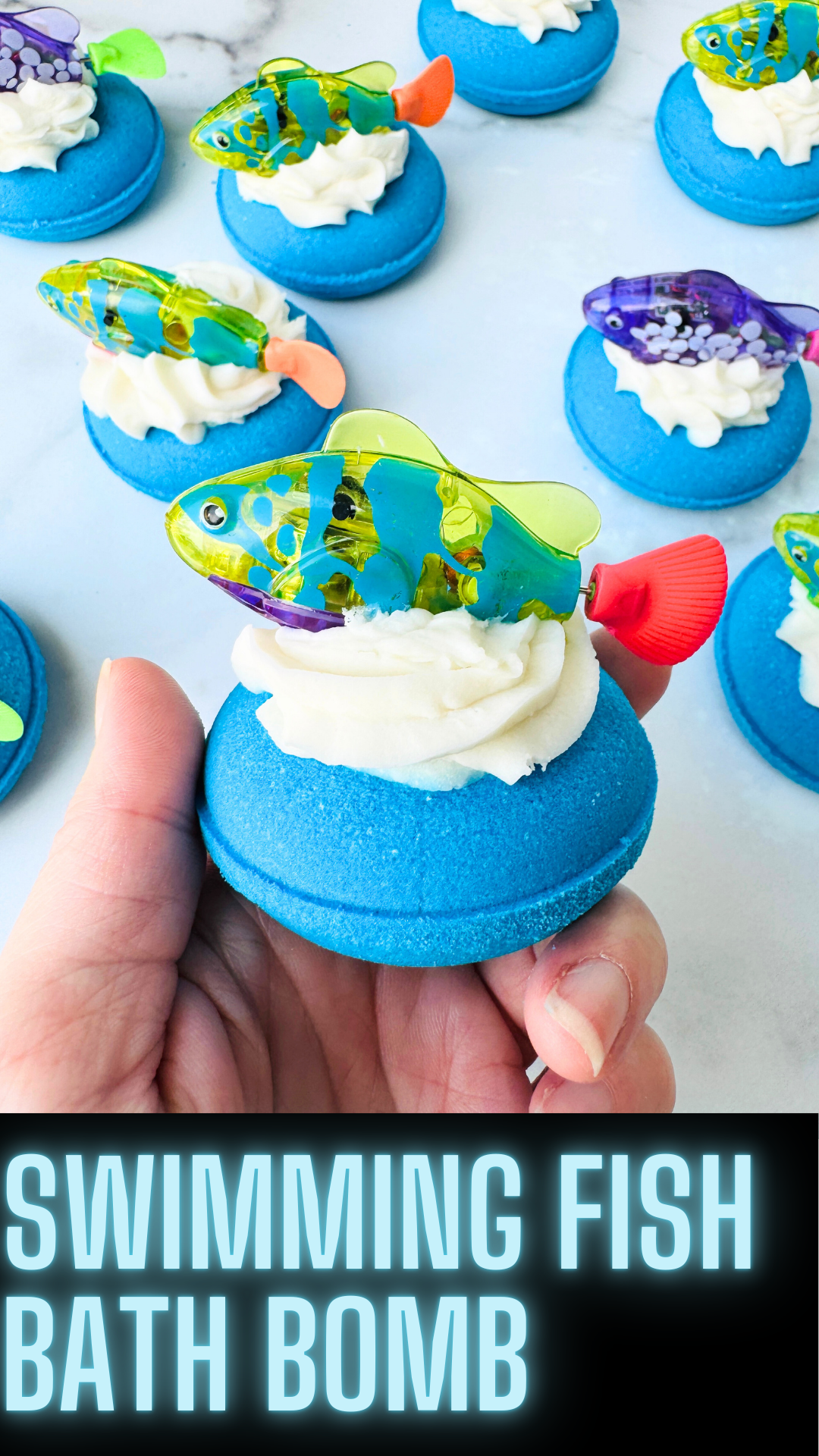 swimming fish bath bomb scandalous soap