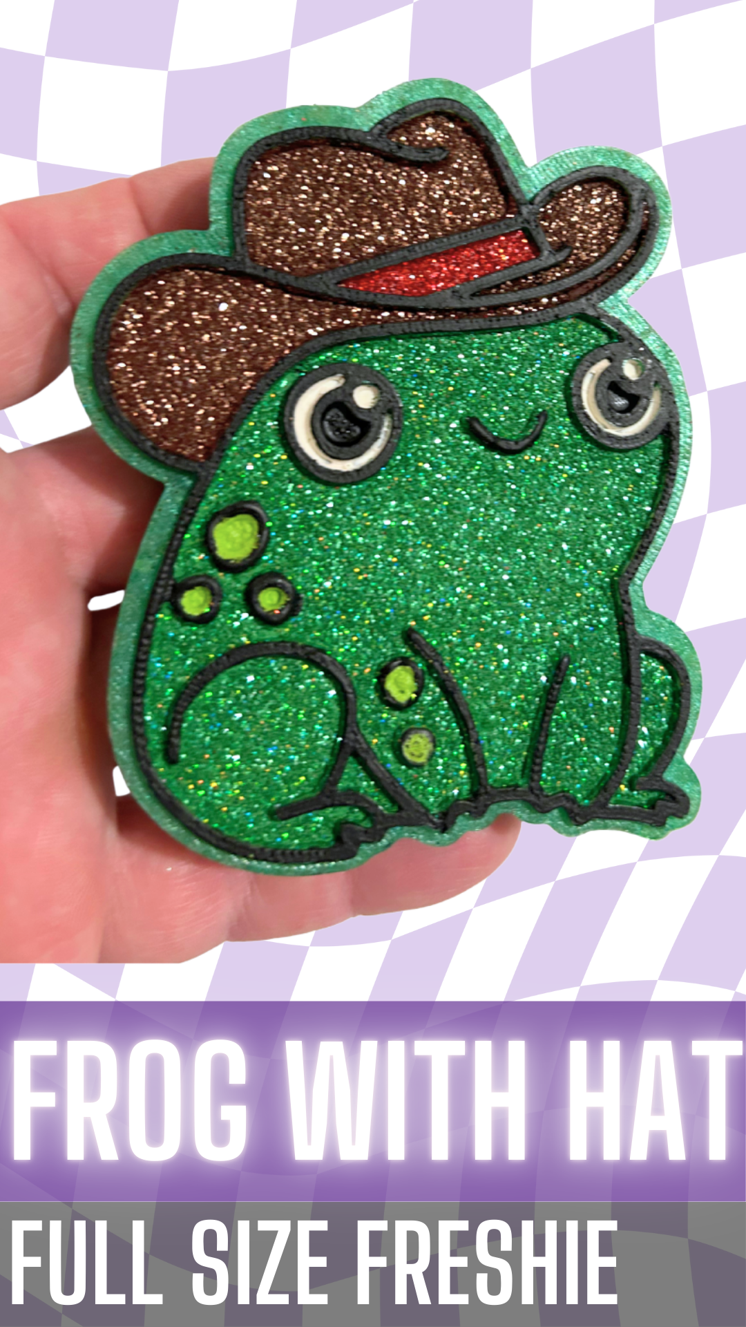 Frog With Hat Freshie