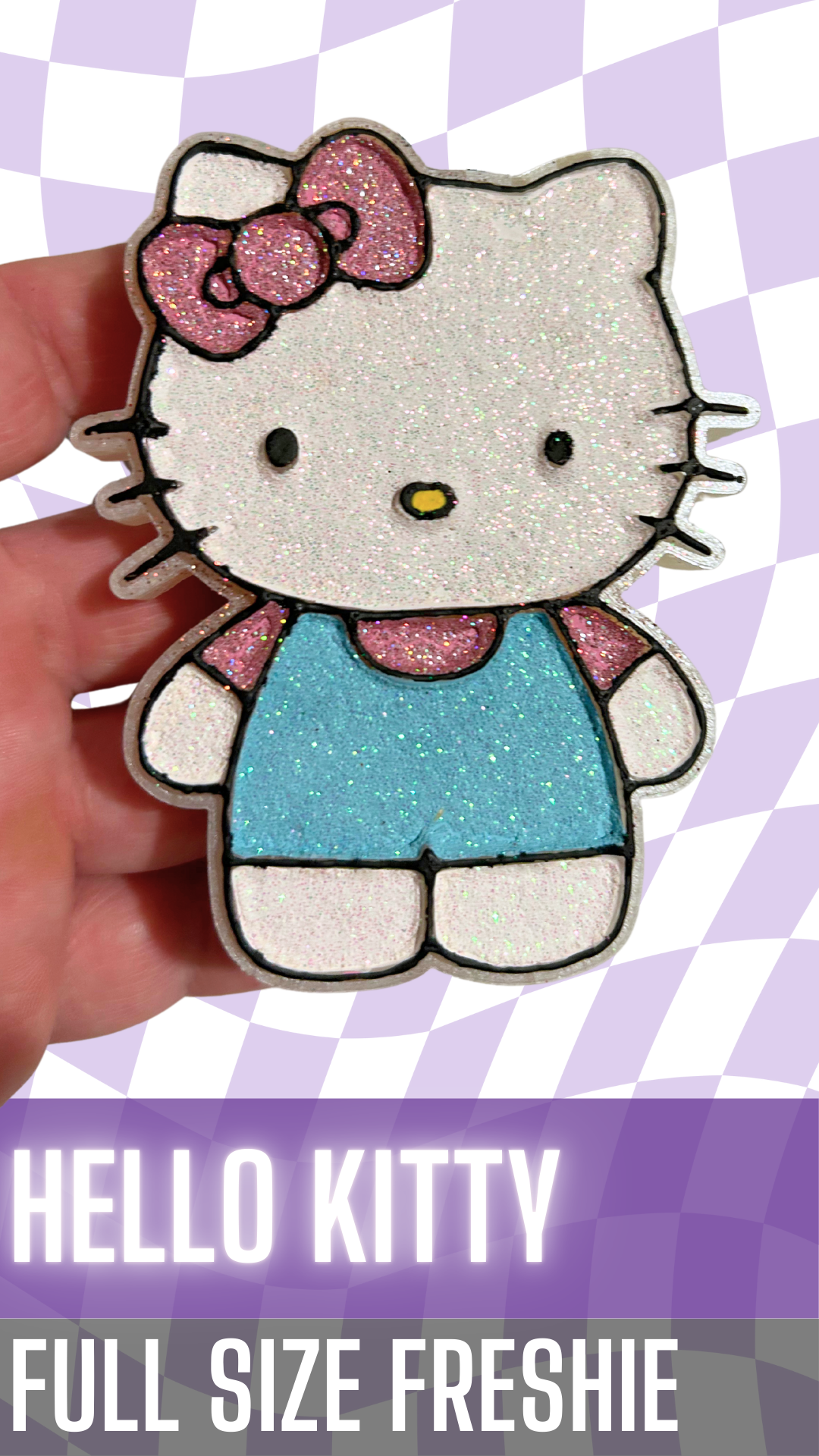 Hello Cat (Pink & Blue) Freshie