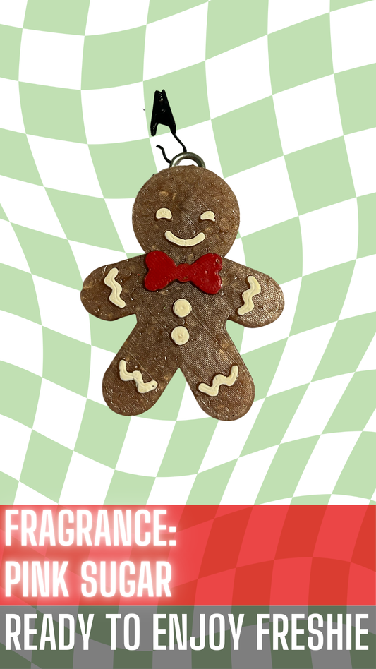 Gingerbread Vent Freshie - Pink Sugar Fragrance