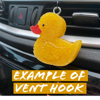 Duckie & Heart Vent Freshies (Hook)