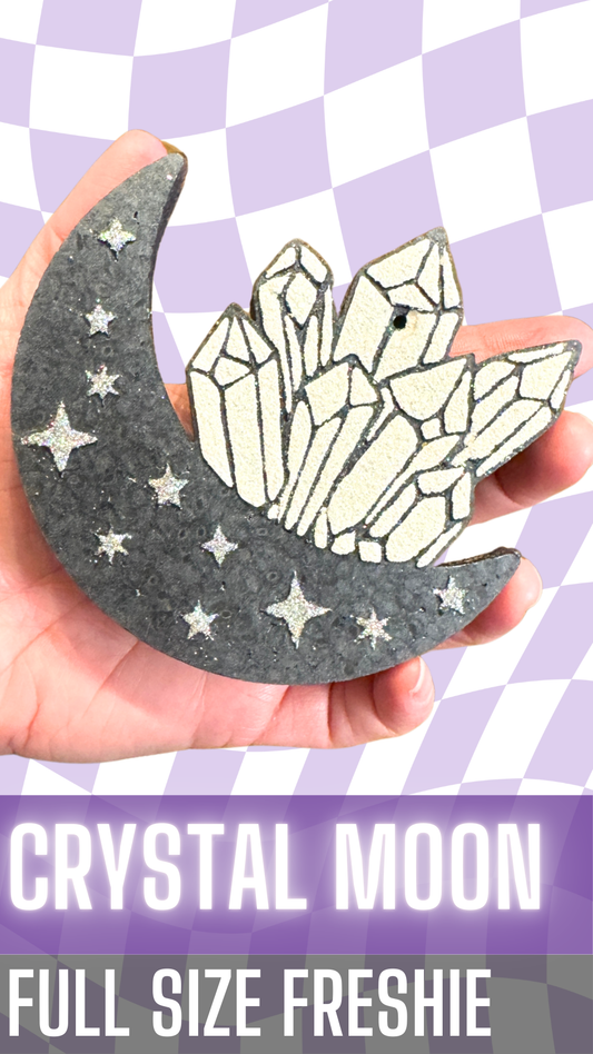 Crystal Moon (Black and White) Freshie