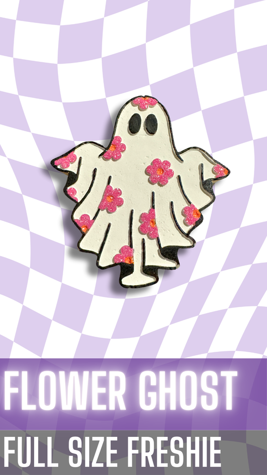 Pink Flower Ghost Freshie