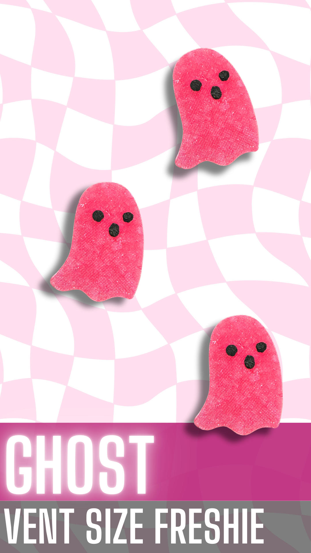 Pink Ghost Vent Freshie