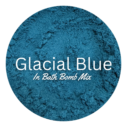 blue lake blend bath bomb color by Robyn French Smith