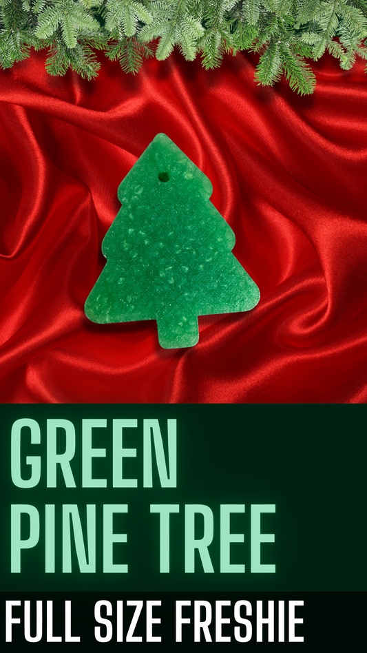 Green Pine Tree Holiday Freshie