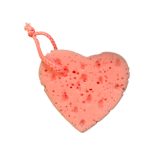 Pink Heart Sponge