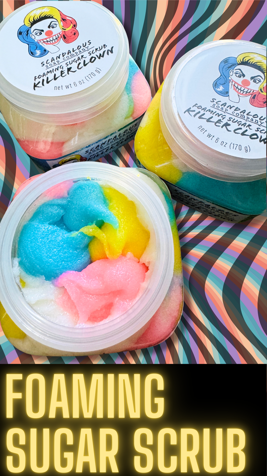 Killer Clown Foaming Sugar Scrub