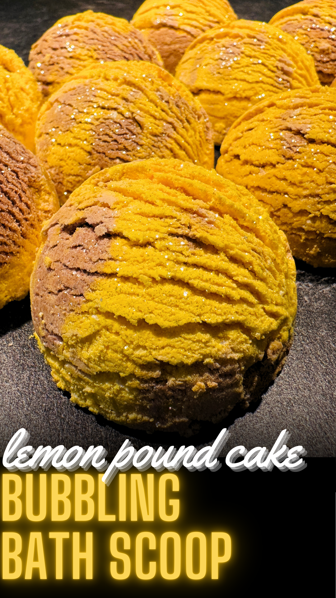 Lemon Pound Cake Bubble Scoop