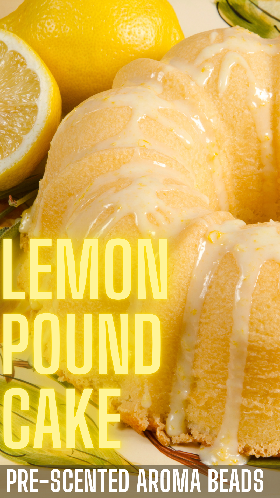 Lemon Pound Cake PRE-SCENTED Freshie Beads