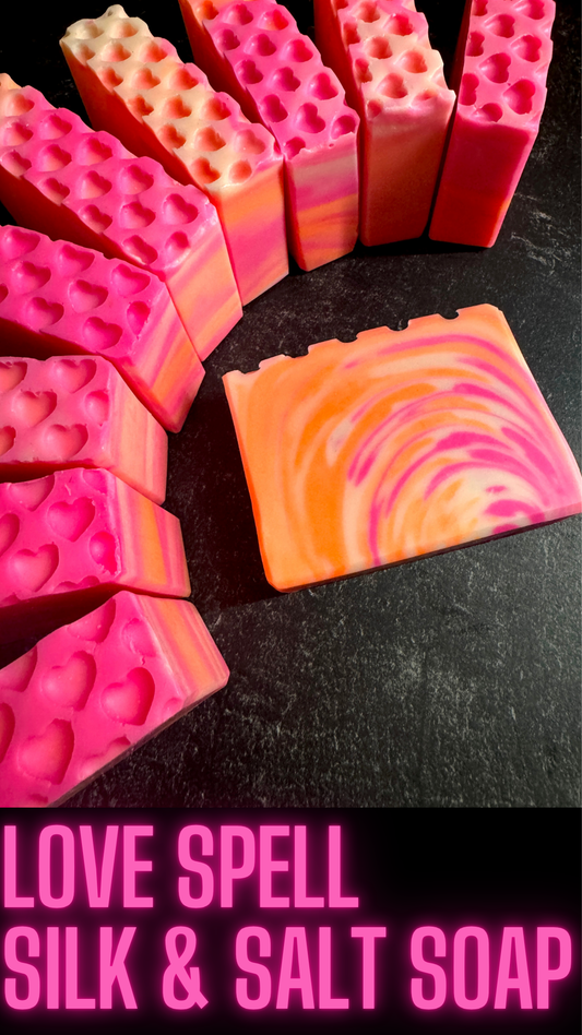 scandalous soap company silk and salt soap love spell