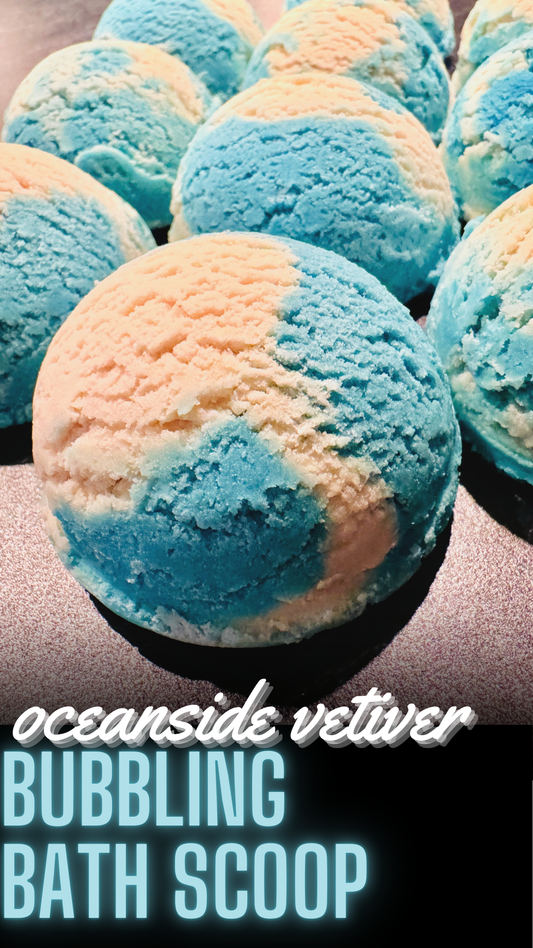 oceanside vetiver bubbling bath scoop scandalous soap