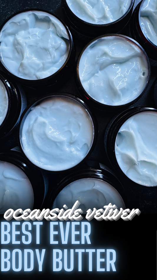 Oceanside Vetiver Best Ever Body Butter by Scandalous Soap