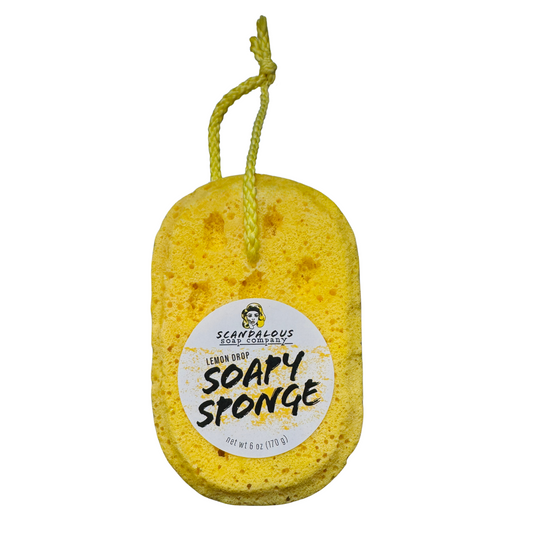 Scandalous Soap Soapy Sponge lemon drop