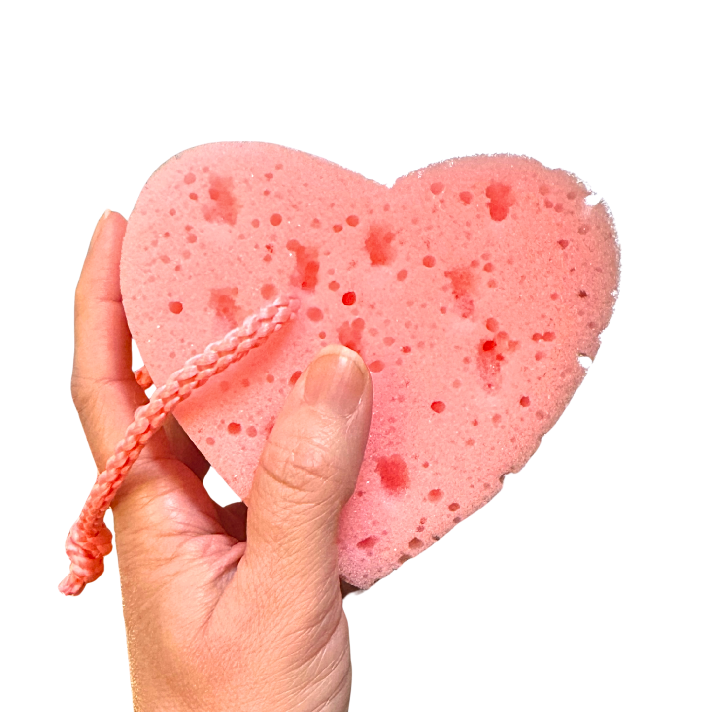 Pink Heart Sponge