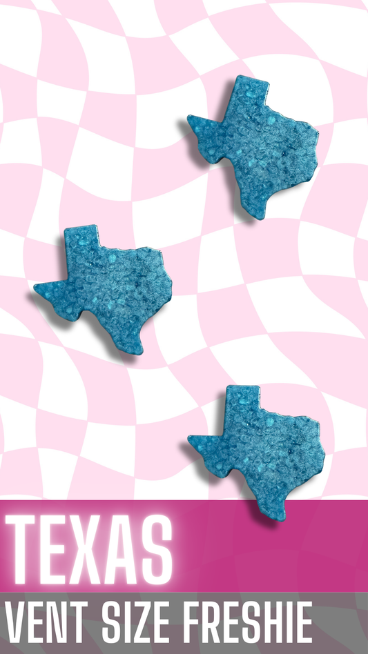 Texas shape freshie air freshener