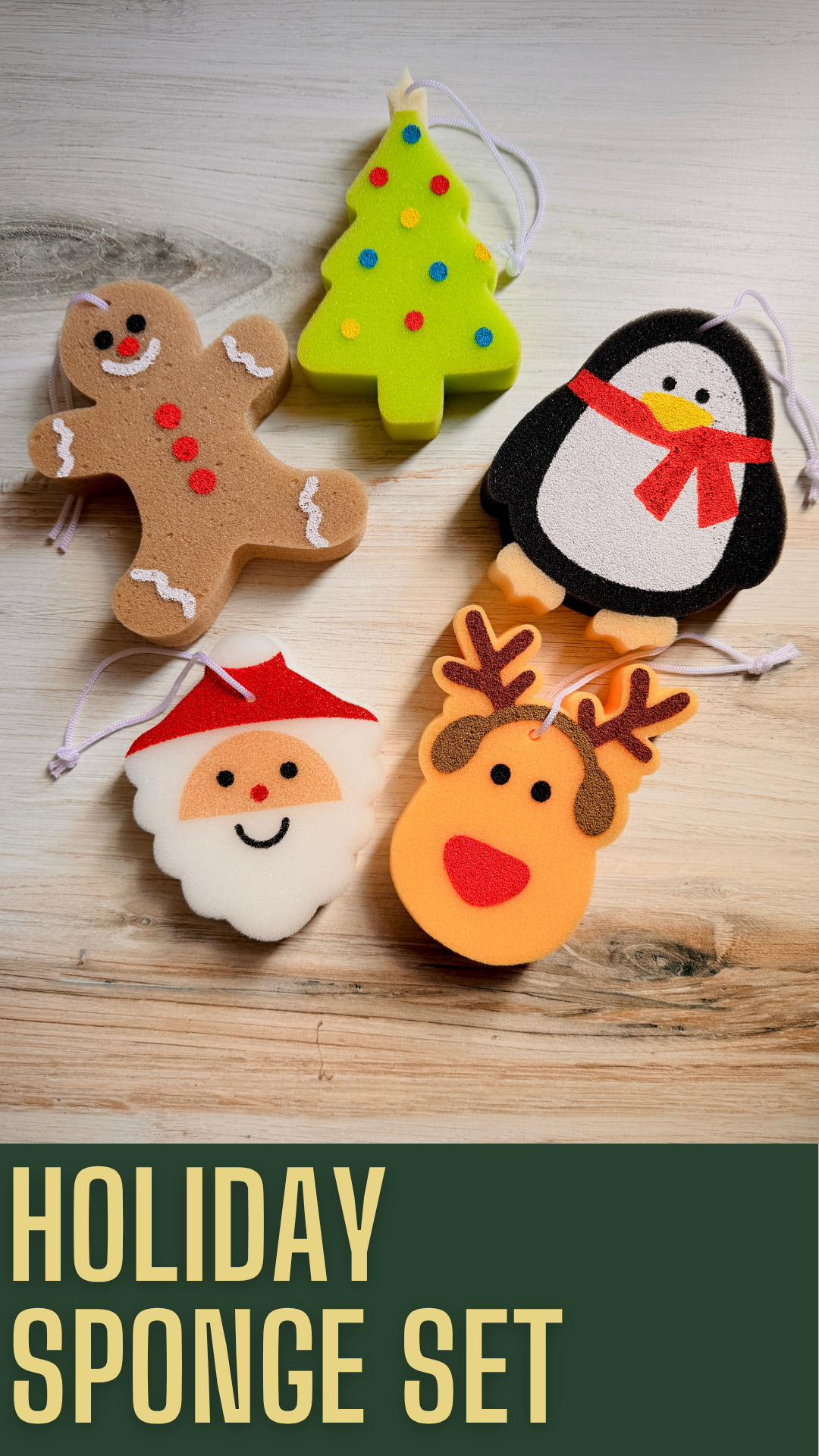Holiday Sponge Set