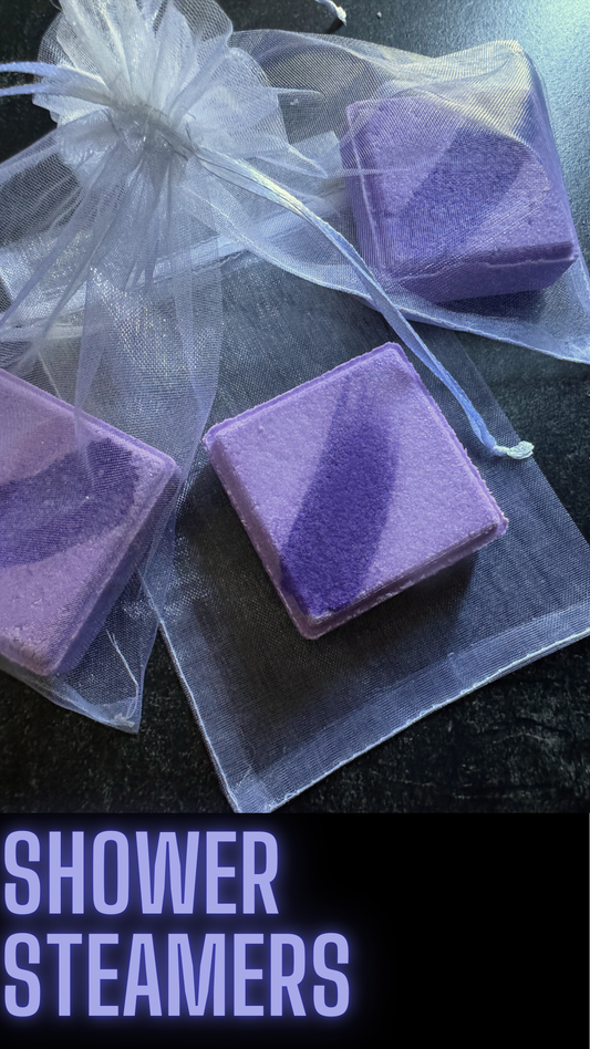 lavender shower steamer soother scandalous soap