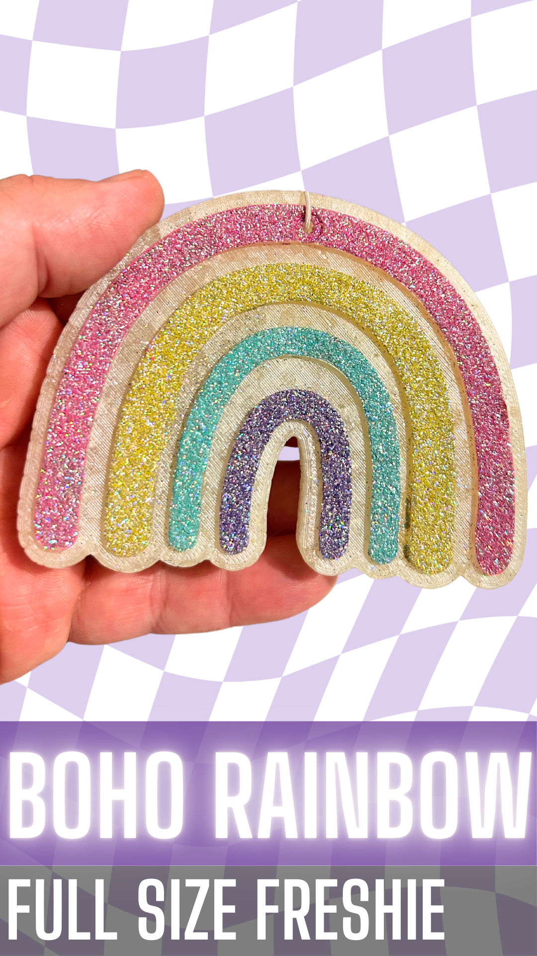 Random Freshie Pastel Boho Rainbow Freshie – Scandalous Soap