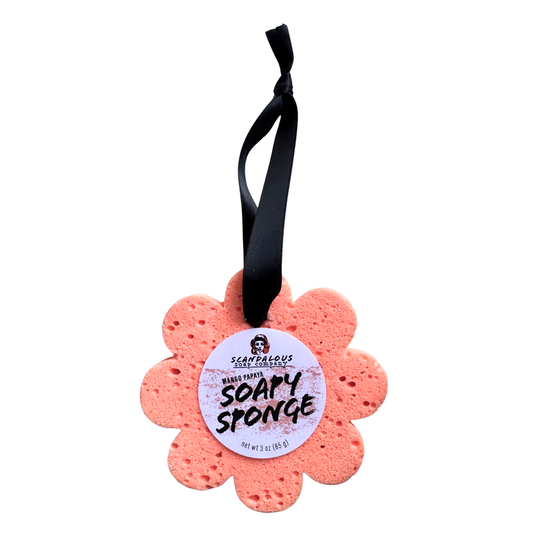 Mango Papaya Flower Soapy Sponge