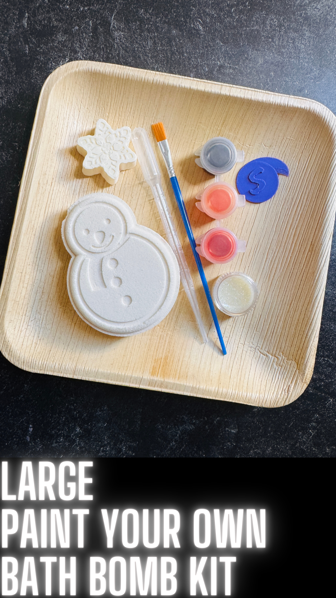 Large Paint Your Own Bath Bomb Kit