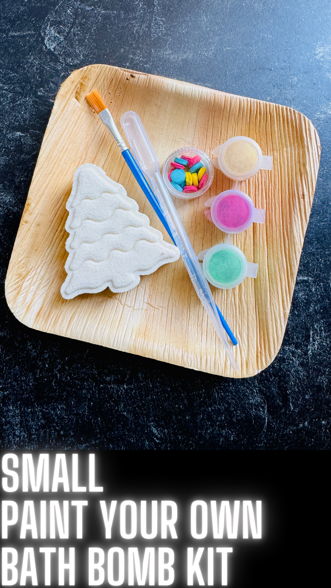 Small Paint Your Own Bath Bomb Kit