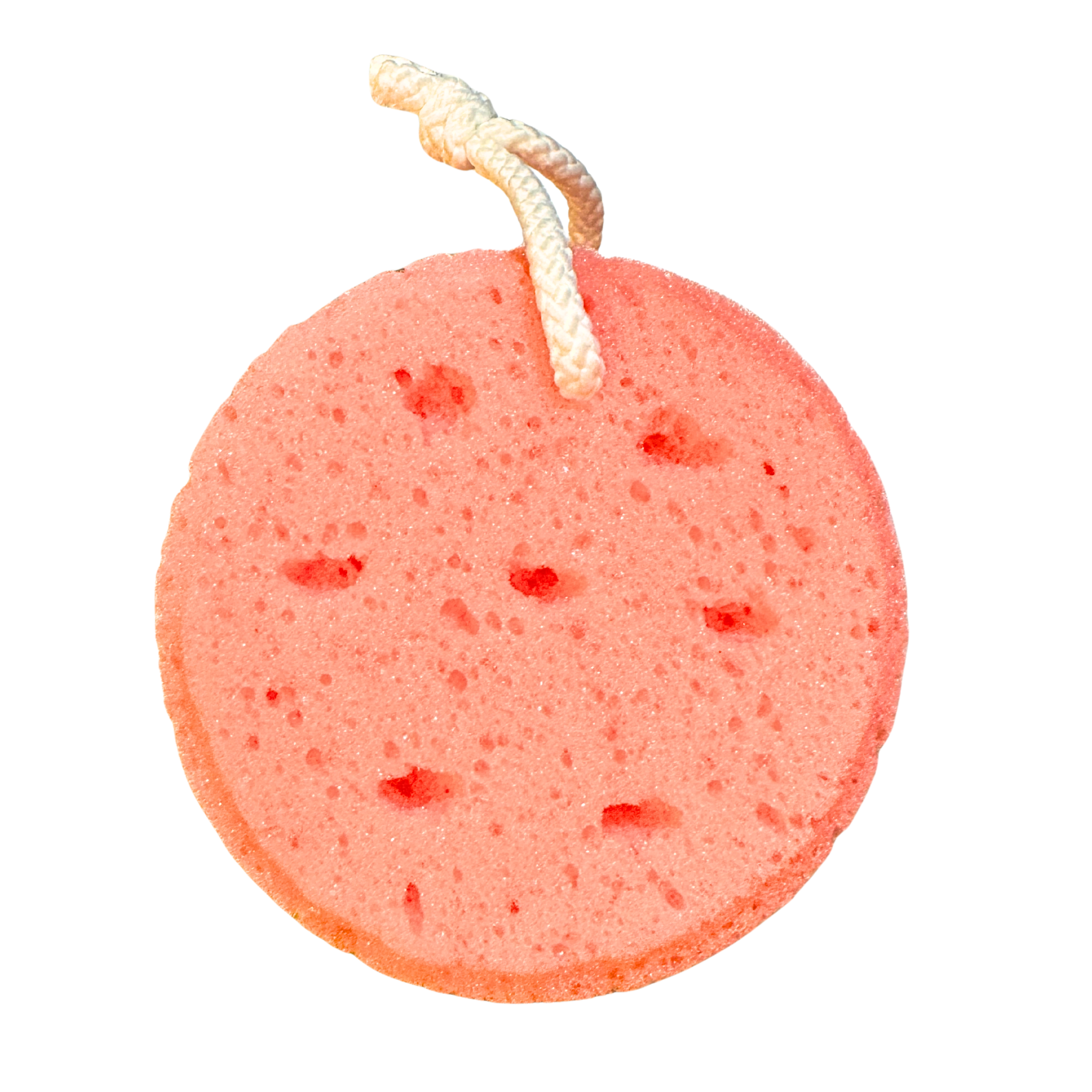 Round Sponge (Pink) - AVAILABLE ON BACKORDER – Scandalous Soap