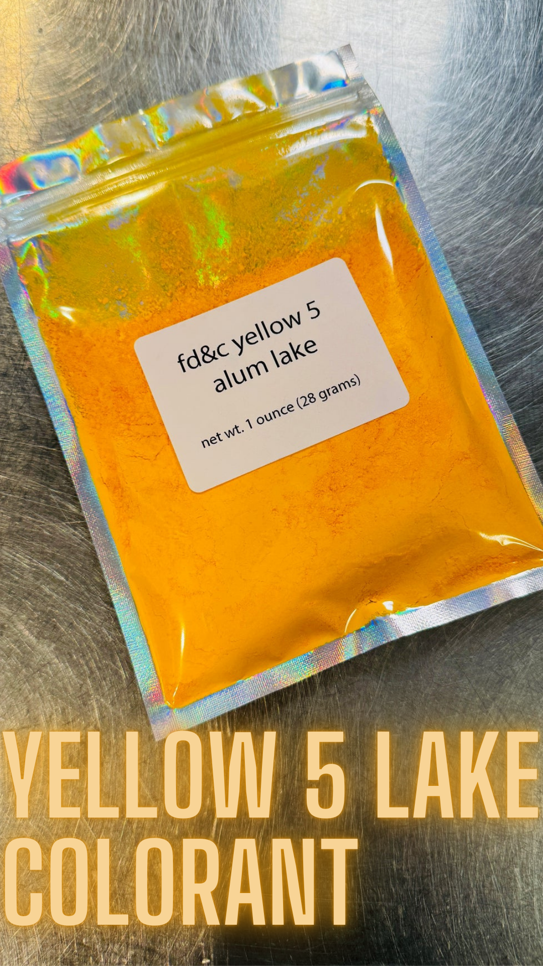 fd&c yellow 5 alum lake colorant scandalous soap